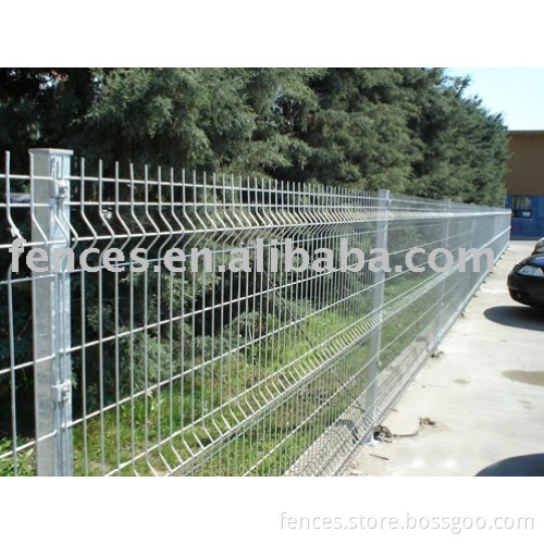 peach shaped post wire mesh fence